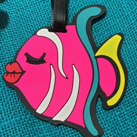 Tropical fish 🐠 Luggage tag - Picture 2 of 6